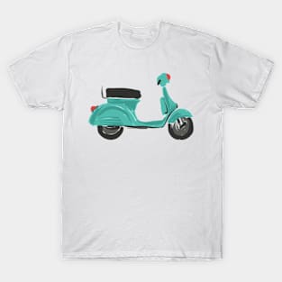 blue Vespa T-Shirt